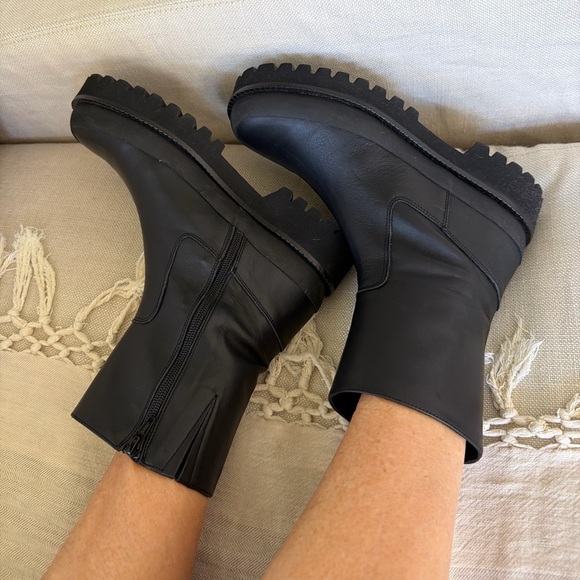 REVOLVE NWT Paloma Barcelo Combat Black Boot Day to evening elevate ❤️🌈 - Picture 5 of 12